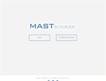 Tablet Screenshot of mastbio.com